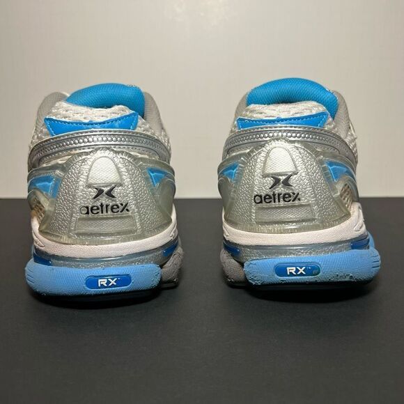 Womens AETREX RX Runner Silver Athletic Sneakers / Size 11 Wide - Picture 5 of 10